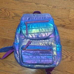 Iridescent Blue and Purple Backpack